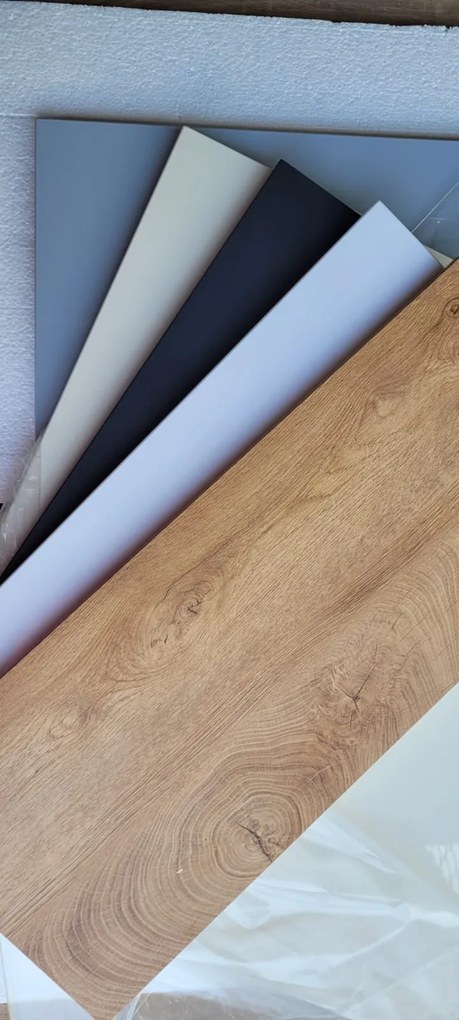 Kuchenny front do zabudowy zmywarki BELLA DM-60/72 popiel połysk