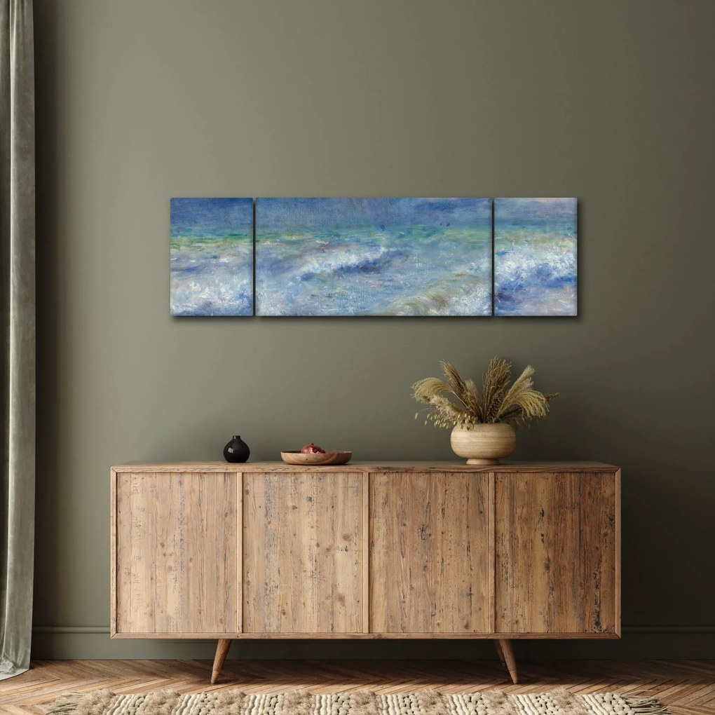 Obraz - Pierre-Auguste Renoir, Seascape, reprodukcje (170x50 cm)