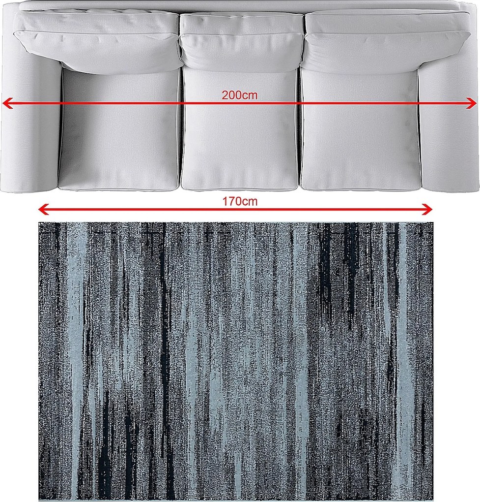 Dywan Sevilla sky blue/frost grey 120x170cm