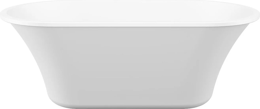 Wanna wolnostojąca designerska – 193 l – 150 × 75 × 58 cm – Biała – NOEMIE II