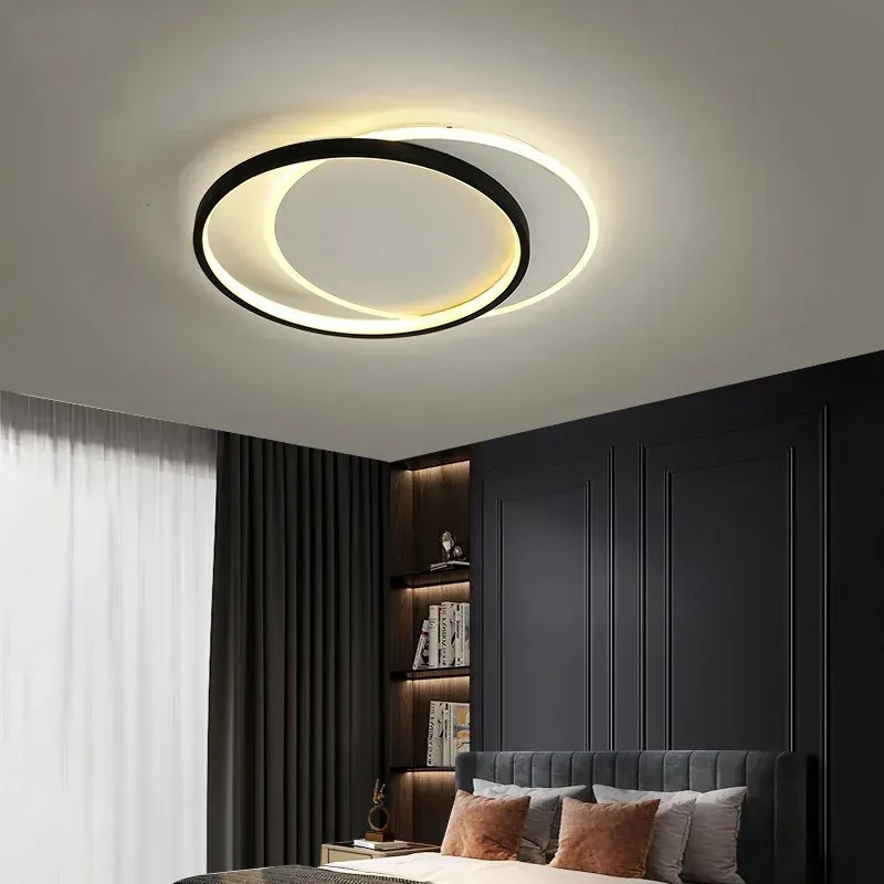 Lampa sufitowa LHJ076-C BLACK 40 CM LED