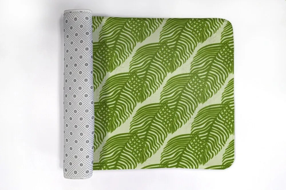 Dywanik łazienkowy antypoślizgowy Dywanik łazienkowy antypoślizgowy Liście