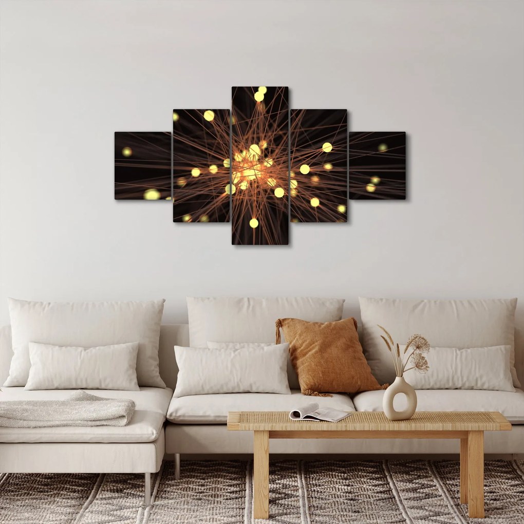 Obraz abstrakcji (125x70 cm)