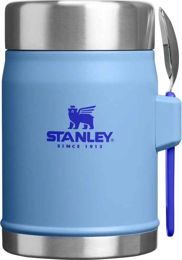 Niebieski termos na jedzenie ze stali nierdzewnej 400 ml Legendary Food Jar + Spork Blue Sky – Stanley