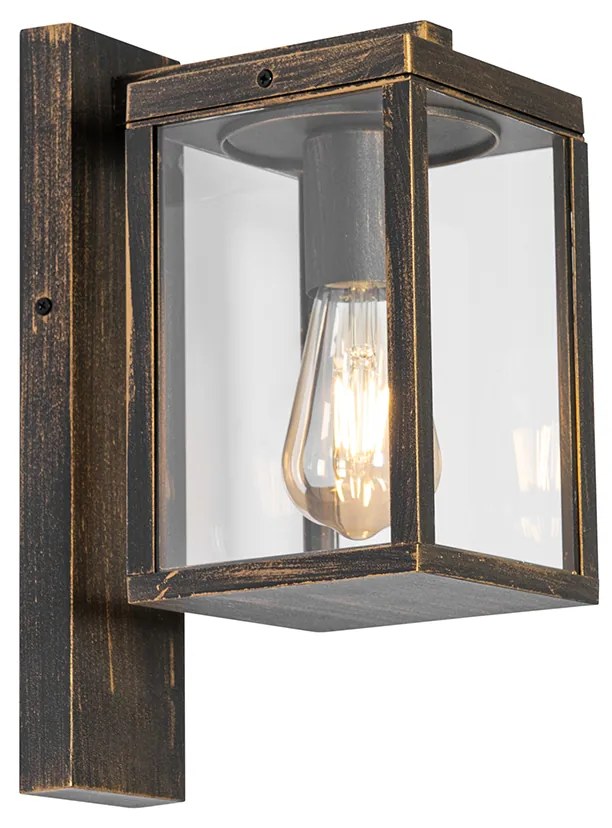 Zewnetrzna Kinkiet / Lampa scienna zewnętrzny w stylu vintage antyczne złoto IP44 - CharloisPrzemysłowy Oswietlenie zewnetrzne
