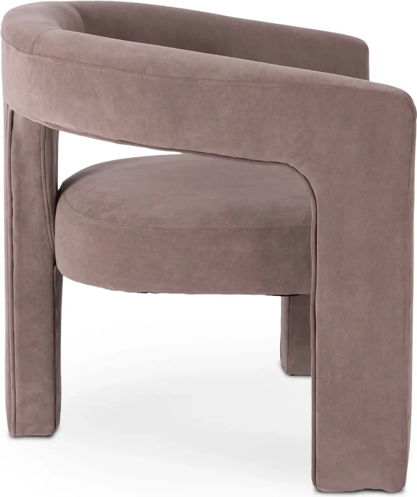 Beżowy welurowy fotel nowoczesny do salonu Z1-T96