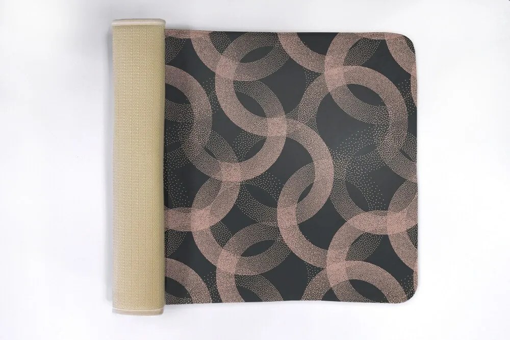 Dywanik pod prysznic Dywanik pod prysznic Koła Abstrakcja