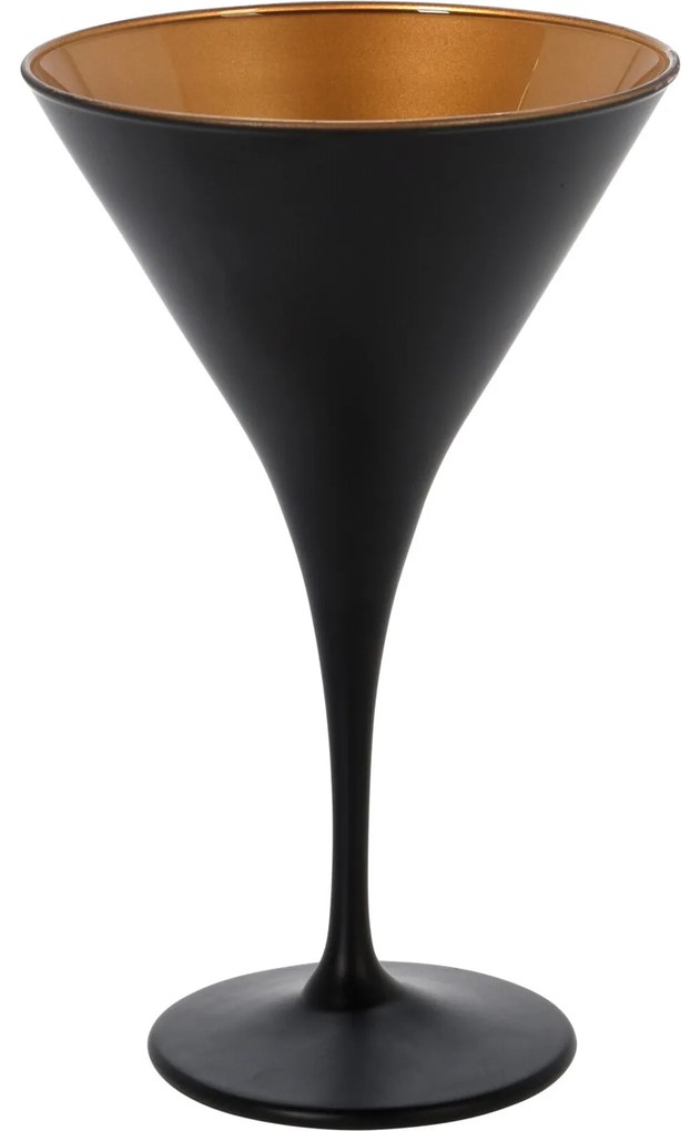 Kieliszek do martini, złote wnętrze