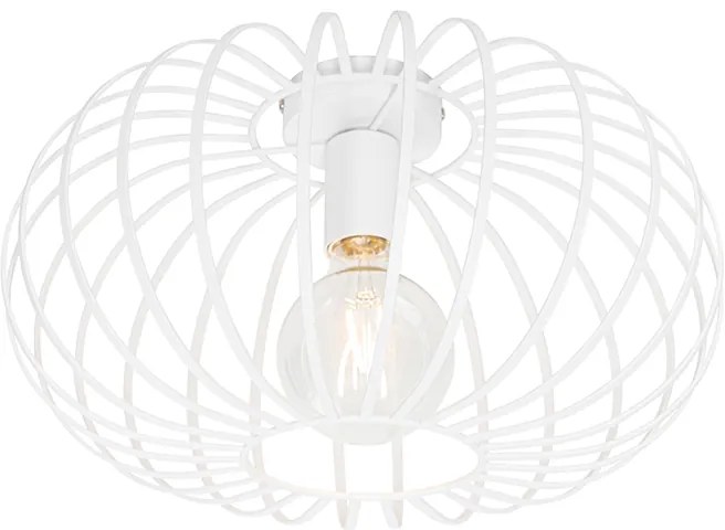 Designerska lampa sufitowa biała 39 cm - Johanna