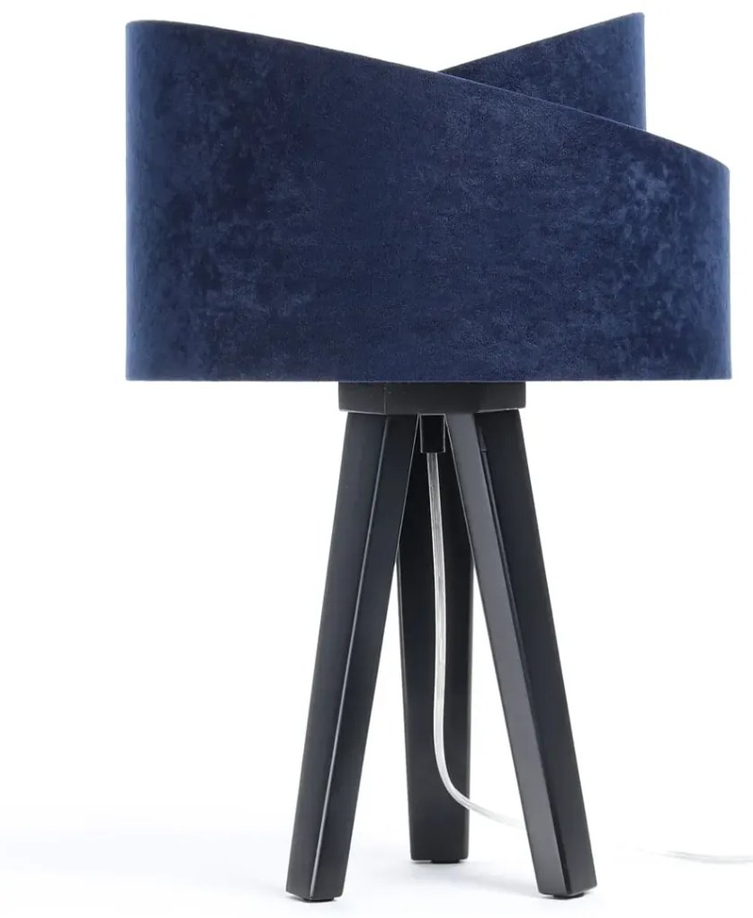 Lampa stołowa GEMSTONE granatowa/złota/czarna BPS KONCEPT