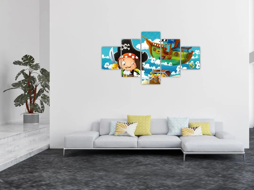 Obraz - Skarb piratów (125x70 cm)