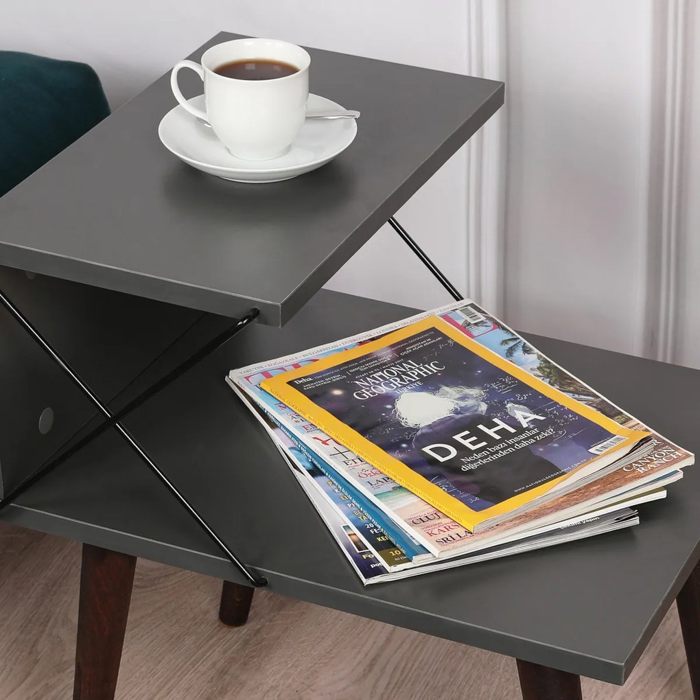 Stolik nocny Cross Anthracite