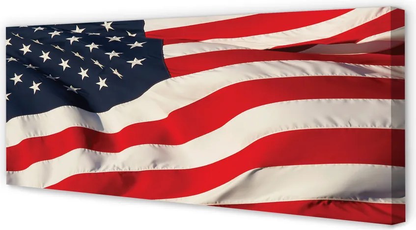Obraz canvas na ścianę Gwiazdy i Pasy: Flaga USA