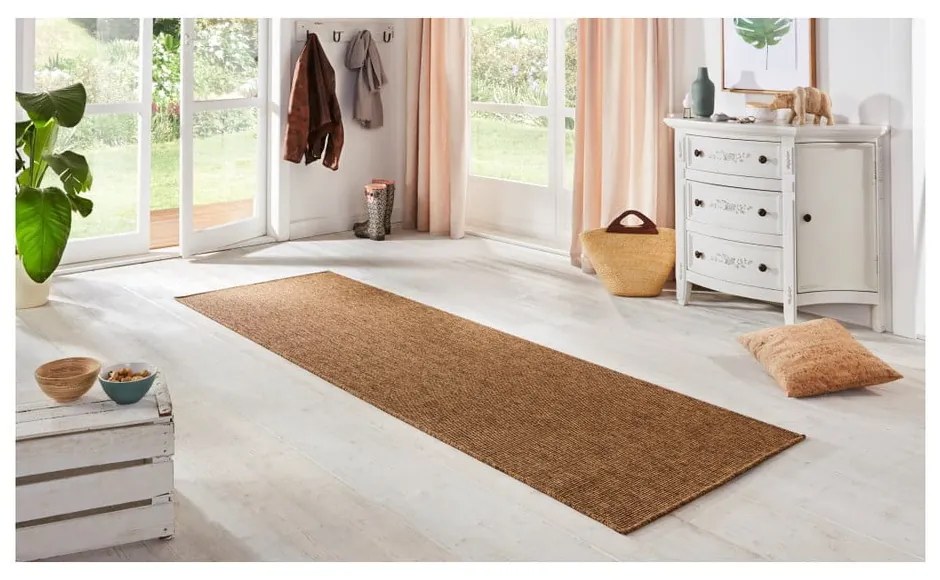 Brązowy dywan odpowiedni na zewnątrz 80x150 cm Nature – Hanse Home
