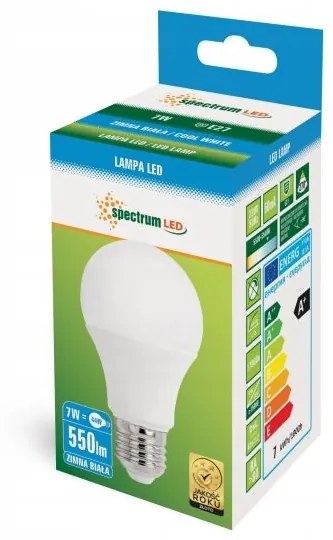 Żarówka LED Zimna E-27 230V 7W 13899