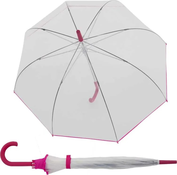 Doppler Nizza Transparent damski parasol długi automatyczny