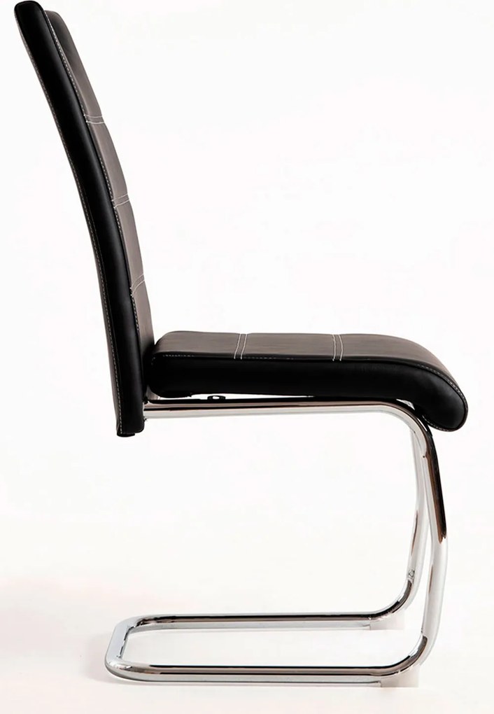 Zestaw 4 Krzese Hallen Ekoskóra