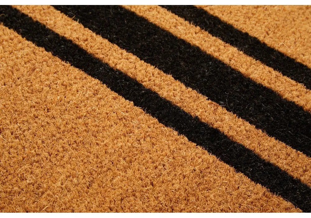 Wycieraczka z włókna kokosowego 55x125 cm Black Stripe – Premier Housewares