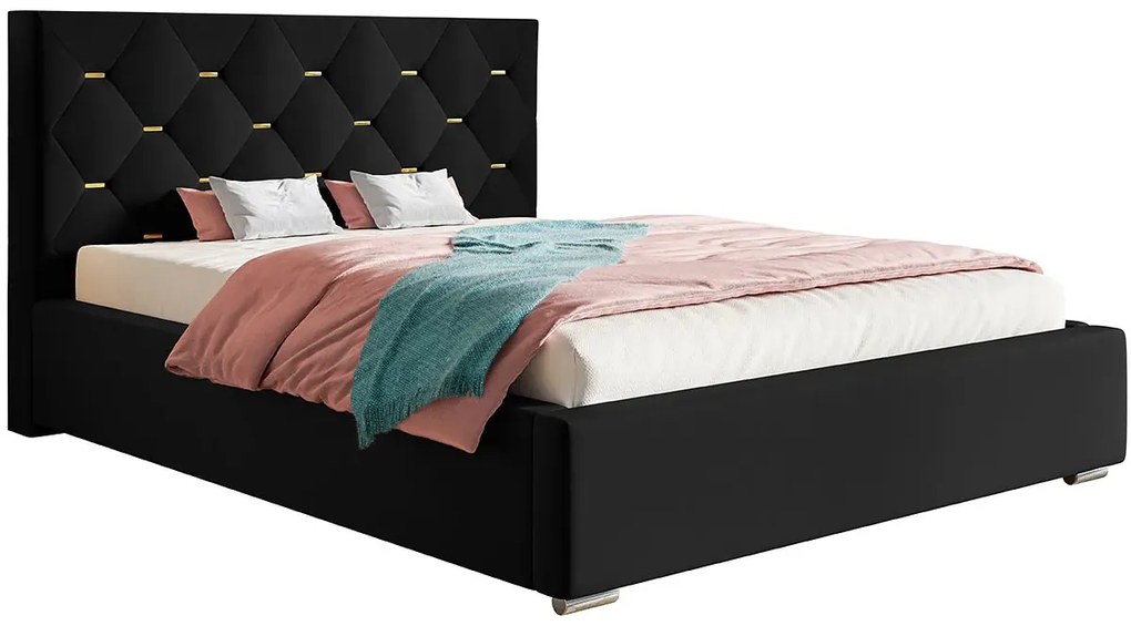 Łóżko małżeńskie ze schowkiem 140x200 D3-H64