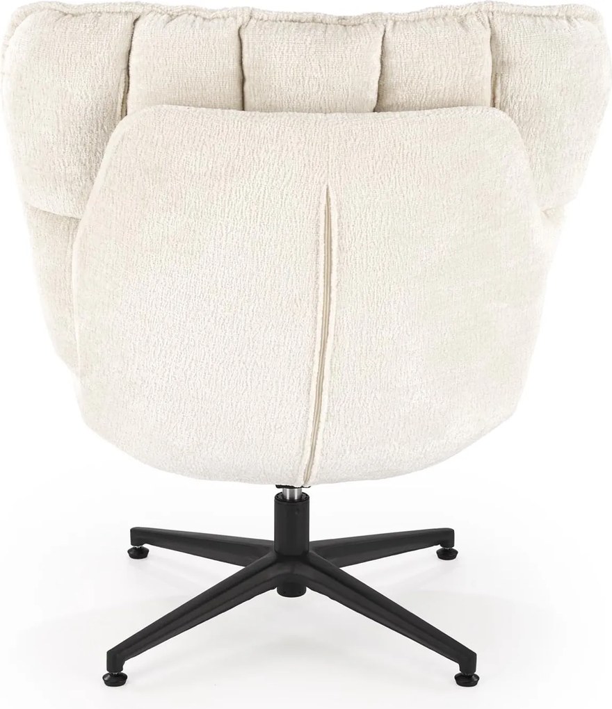 Kremowy fotel wypoczynkowy Fofana Halmar