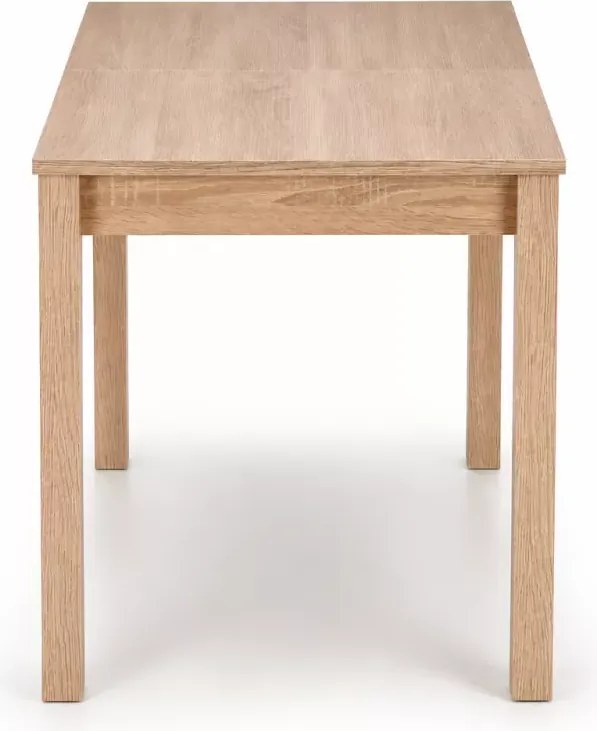 Nowoczesny rozkładany stół Plissee 100-135x60 cm prostokątny z laminowanym blatem i nogami do kuchni