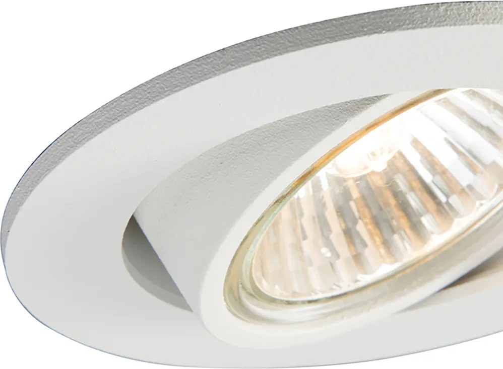 Zestaw 6 wpuszczanych reflektorów białych, regulowanych - Cisco