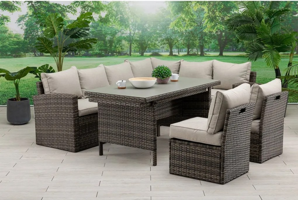 Doppler AVILA ogrodowy zestaw wypoczynkowy 2+1