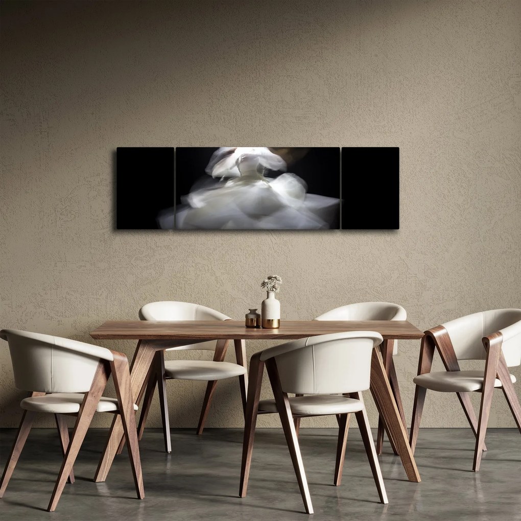 Obraz kwiatu lotosu (170x50 cm)