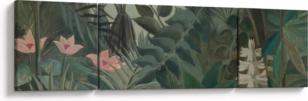 Obraz - Henri Rousseau, The Equatorial Jungle, reprodukcje (170x50 cm)