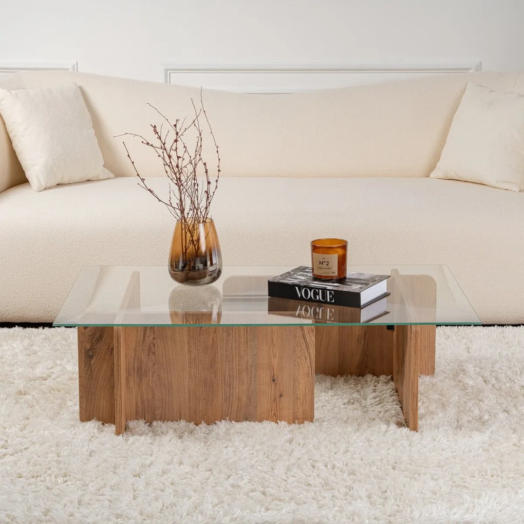 Stolik konferencyjny Flavio Atlantic Pine