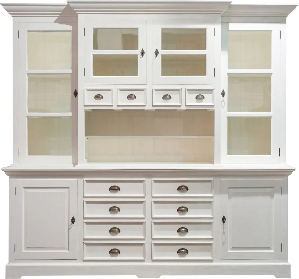 Kredens Brighton 225x45x220cm white