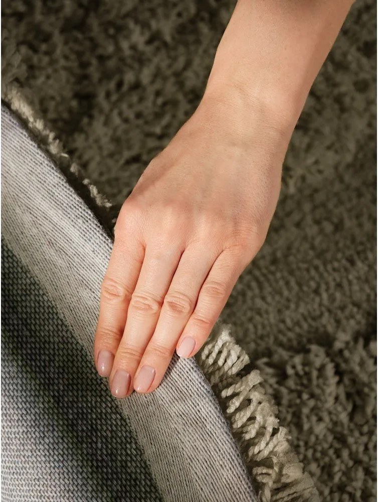 Okrągły dywan tkany ręcznie w kolorze khaki ø 160 cm Lambeth Jasper – Ted Baker