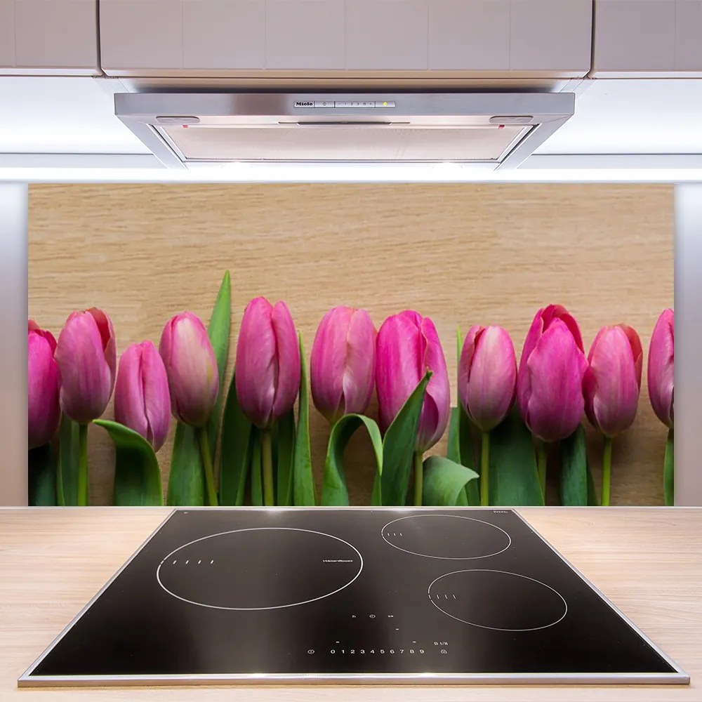 Szkło do Kuchni na Ścianę Stylowa Dekoracja Botaniczna