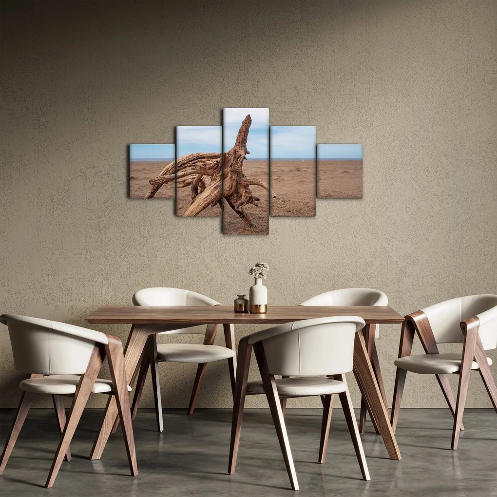 Obraz - Zmyte przez morze (125x70 cm)