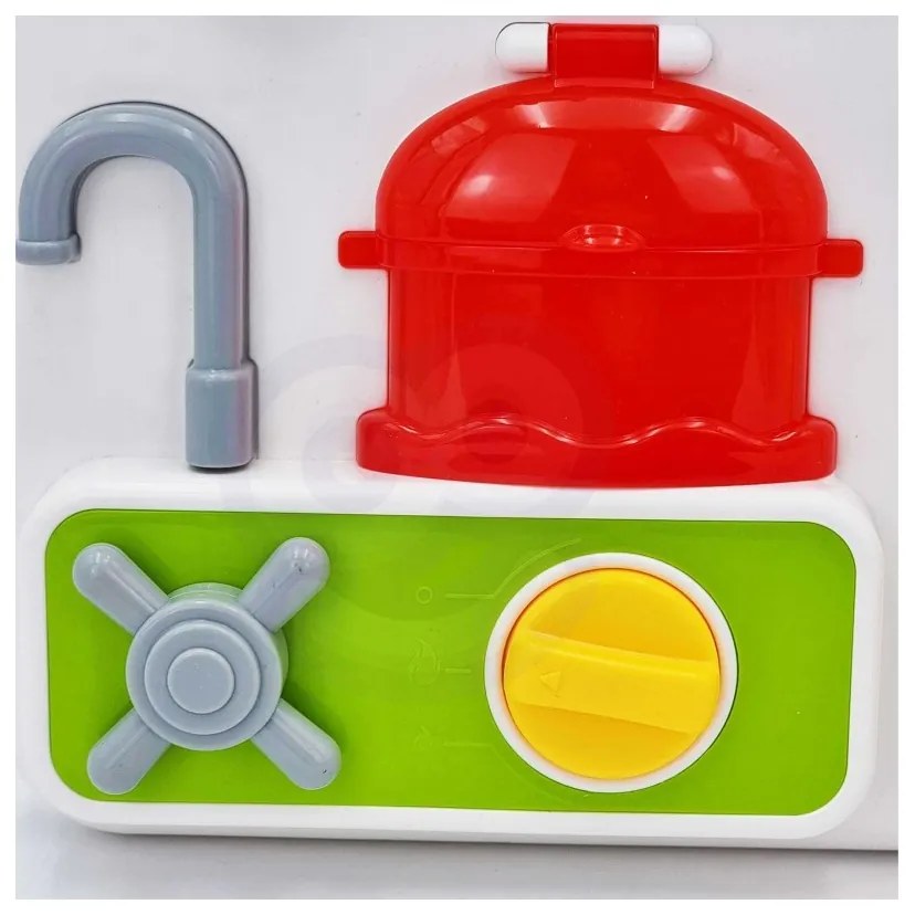 Woopie baby tablica manipulacyjna kuchnia zegar z efektami dźwiękowymi i świetlnymi montessori