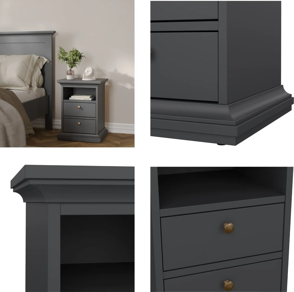 Szafka nocna Paris kolor szary