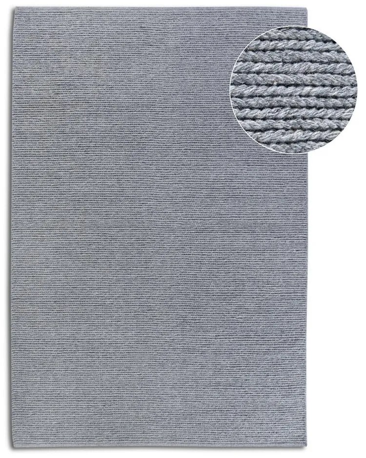 Szary wełniany dywan tkany ręcznie 60x90 cm Francois – Villeroy&amp;Boch