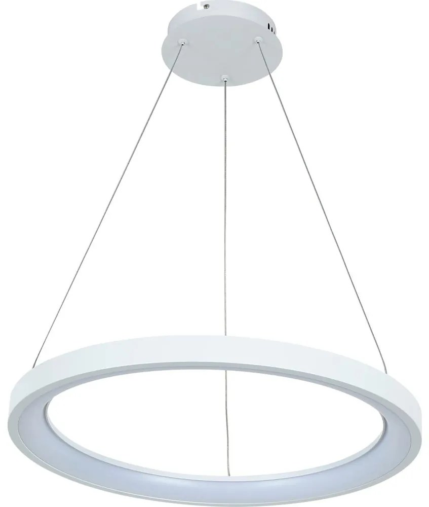Brilagi - LED ściemnialna lampa wisząca na lince FALCON SLIM LED/42W/230V Ø50 cm biała + pilot
