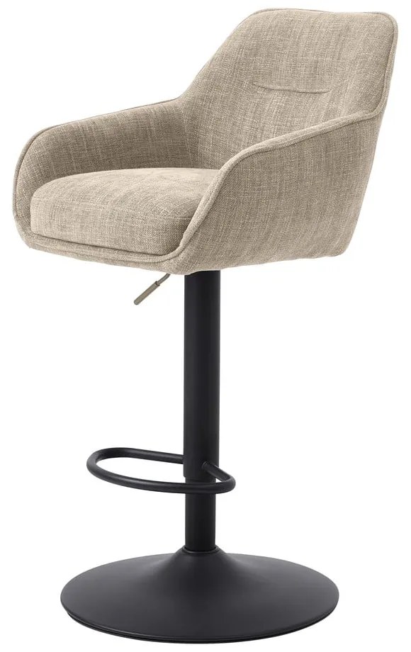 Kremowe hokery zestaw 2 szt. (wysokość siedziska 69 cm) Avola – Unique Furniture