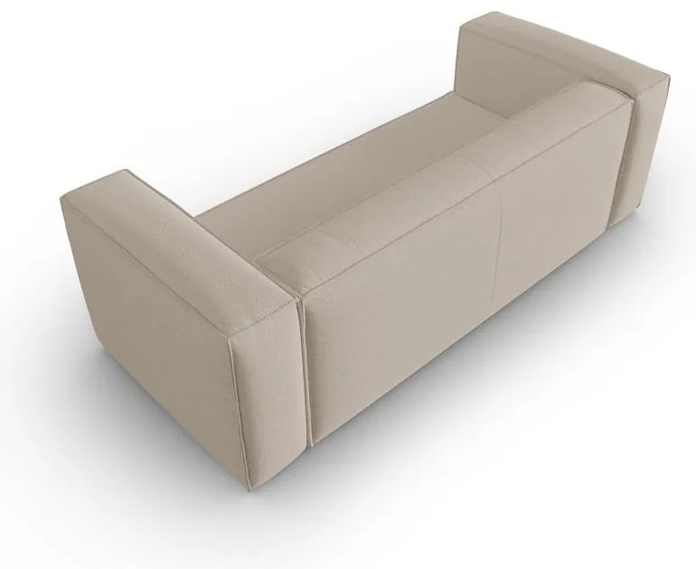 Beżowa aksamitna sofa 200 cm Mackay – Cosmopolitan Design