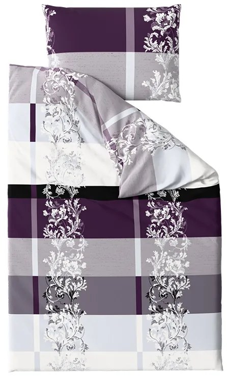 PrzytulneMieszkanie.pl PrzytulneMieszkanie.pl Pościel z mikrofibry LUXURY fioletowa Rozmiar pościeli: 70 x 90 cm | 140 x 220 cm