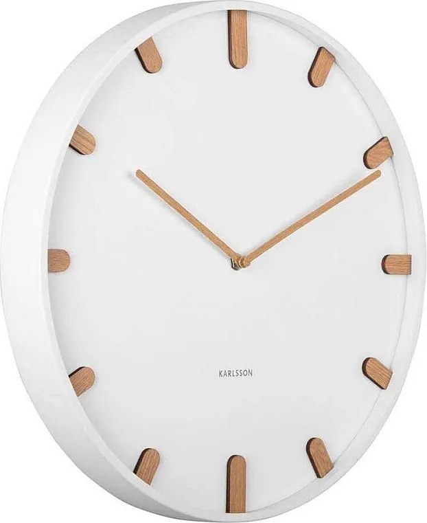 Zegar ścienny Grace - Biały - Ø40cm
