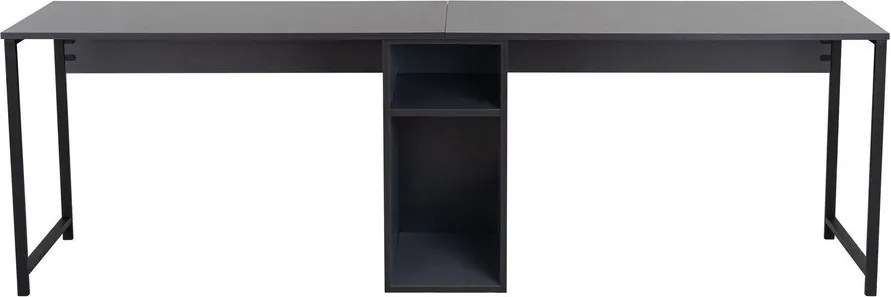 Biurko z matowym wykończeniem 60x240 cm Twin – Kalune Design