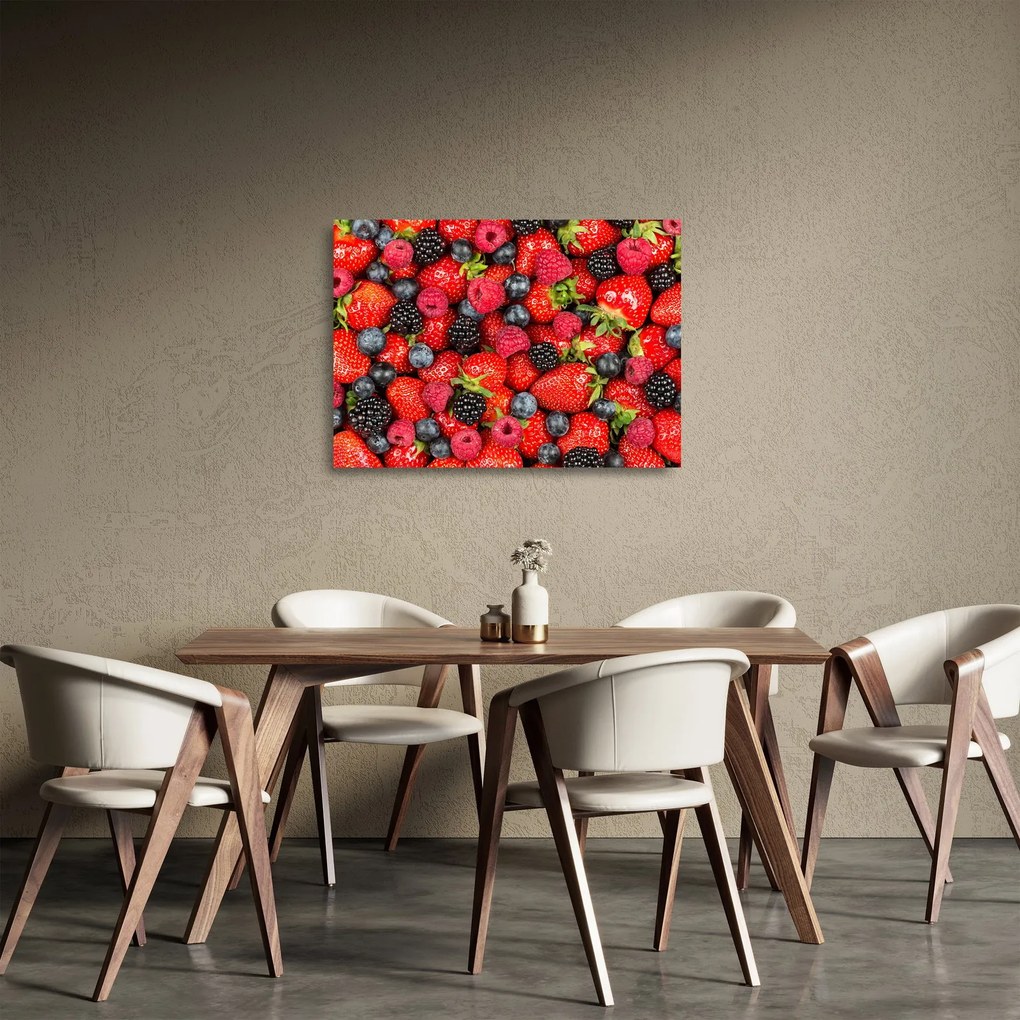 Obraz na szkle - Ładunek owoców (70x50 cm)