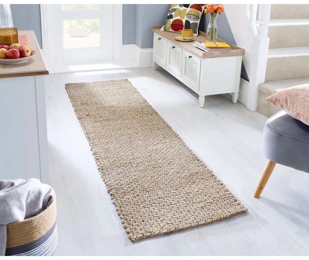 Naturalny chodnik z juty 60x230 cm Sol – Flair Rugs