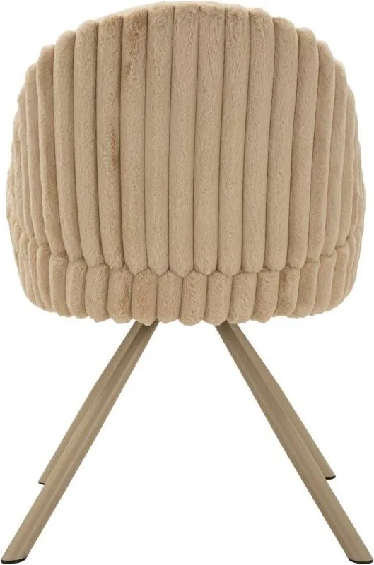 Kremowe tapicerowane fotele jadalniane zestaw z podłokietnikami 2 szt. Stockholm – Mauro Ferretti