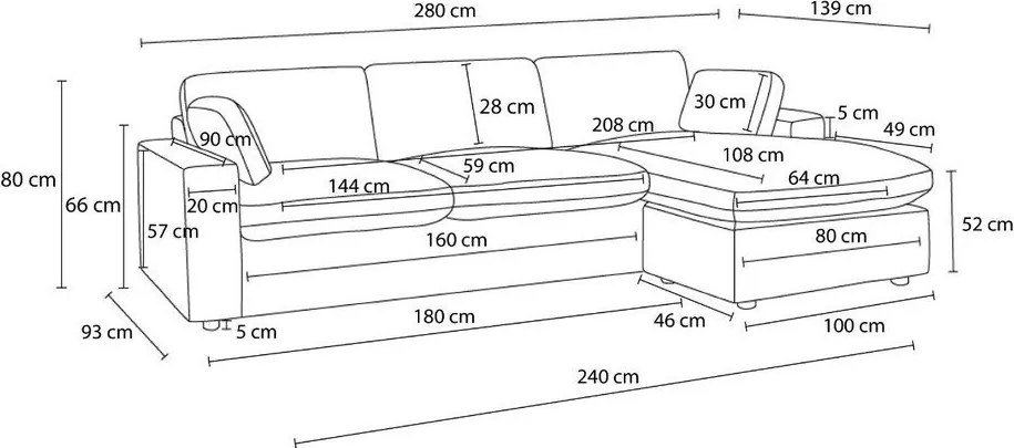 Pomarańczowy narożnik Belair – Bobochic Paris