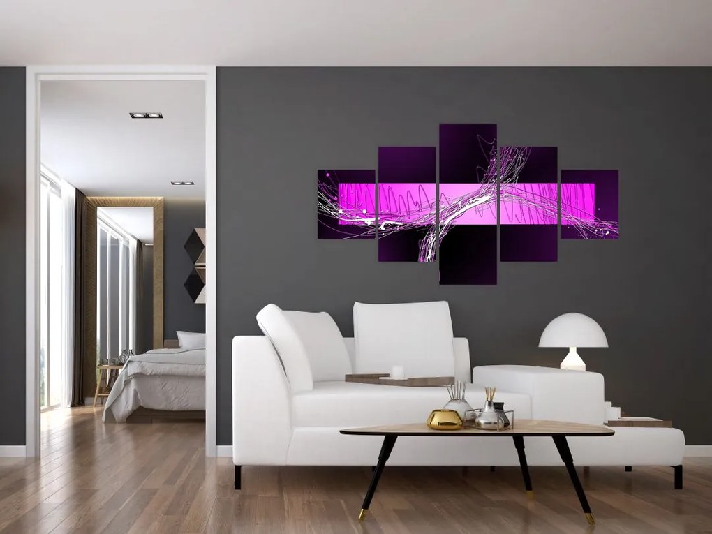 Abstrakcyjny obraz (125x70 cm)