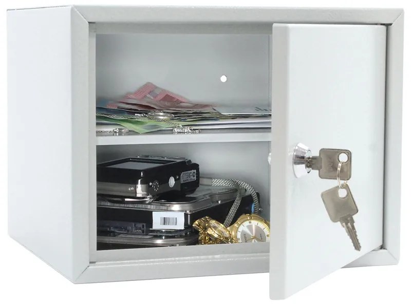 Sejf meblowy HOME CASE 2, 190 x 250 x 230 mm, mechaniczny - na klucz