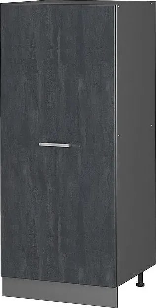 Wysoka szafa czarny beton 60x57x143 r-line